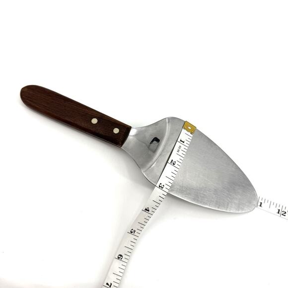 Dexter USA Pie Server Cake Vintage Utensil Wood Handle Wooden 11 inch Country - Picture 7 of 7